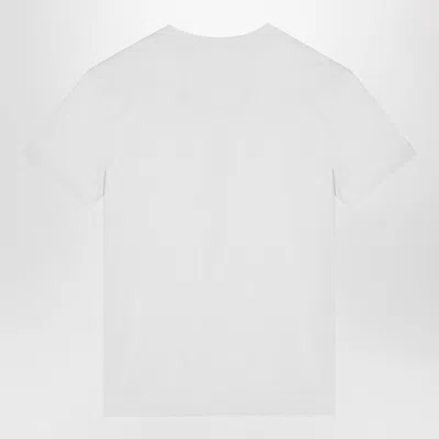 Shop Givenchy White Cotton T-shirt With Logo Embroidery Women