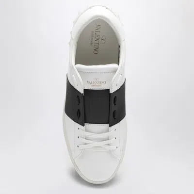 Shop Valentino Garavani White/black Open Sneaker Men