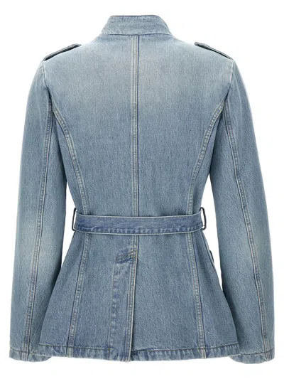 Shop Bally Denim Jacket In Blue