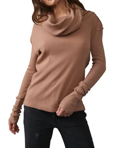 Free People Hot Peppers Hoodie Sweater In Strawberry Roan In Multi