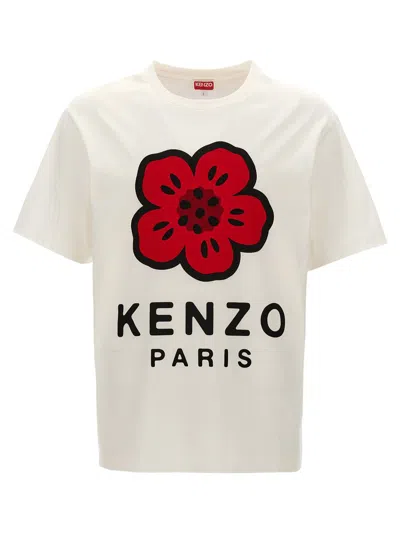 Shop Kenzo 'stampa Fiore' T-shirt In White