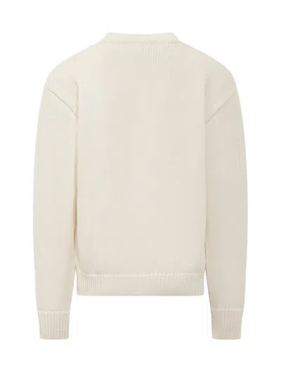 Shop Off-white Big Logo Jacquard Sweater