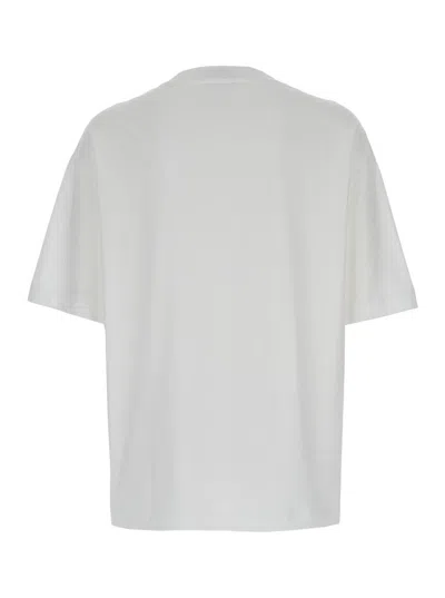 Apc White Oversized T-shirt With Vpc Print In White