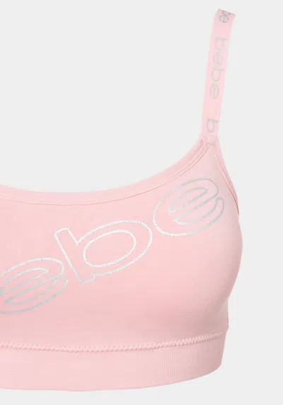 Bebe Three Pack Seamless Microfiber Comfort Bras In Rose