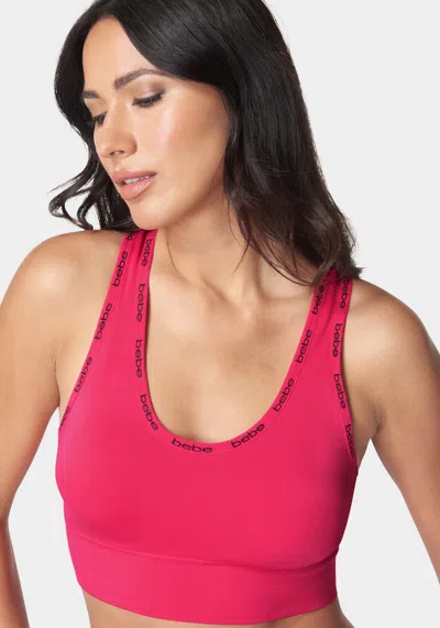 Bebe Two Pack Seamless Microfiber Bras In Cosmo
