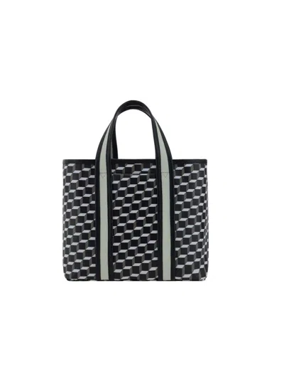 Shop Pierre Hardy Handbags In Black-white-black