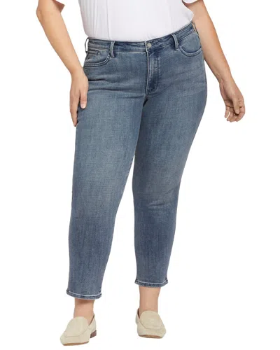 Shop Nydj Plus Stella Tapered Skinny Jean In Blue