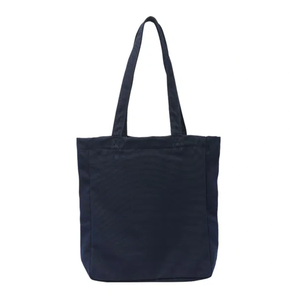 トートバッグ A.P.C. Navy Blue Canvas Lou Rue Madame Shopping Bag Lou Rue Madame reversible tote bag | A.P.C.