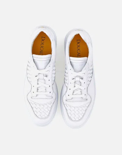 Shop Doucal's Sneakers In White