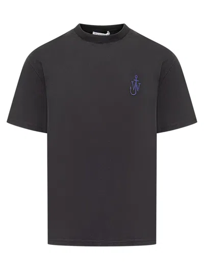 Shop Jw Anderson J.w. Anderson T-shirt Jw Anchor Camper In Black