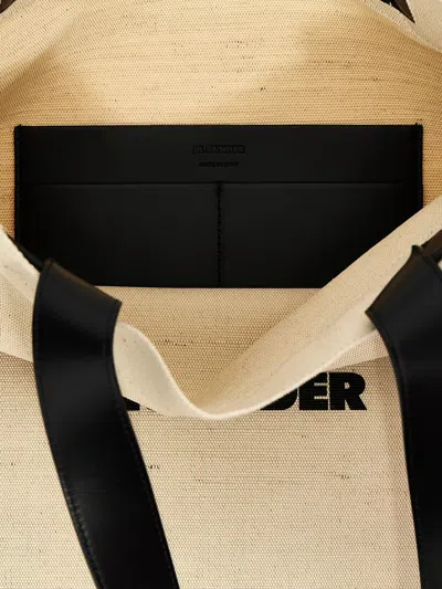 Jil Sander Handbags. In Beige O Tan