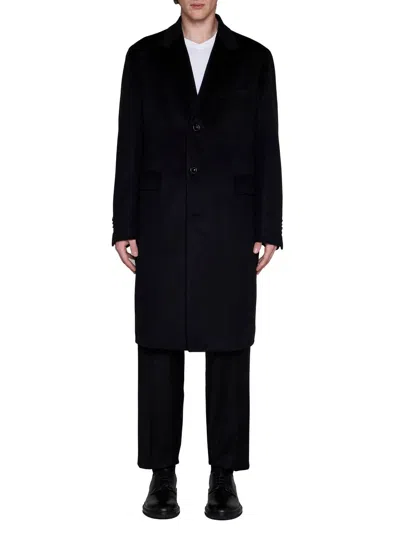 Shop Tagliatore Coats In Black