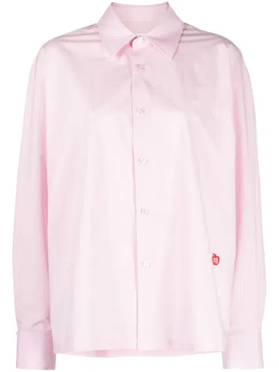 Shop Alexander Wang Woman Light Pink Shirt 4 Wc1241449
