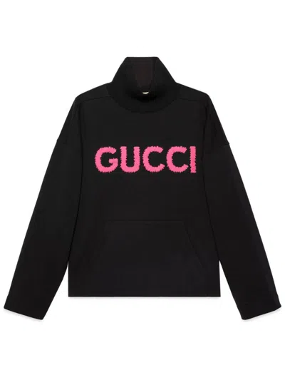 Shop Gucci Woman Black Sweater 776844