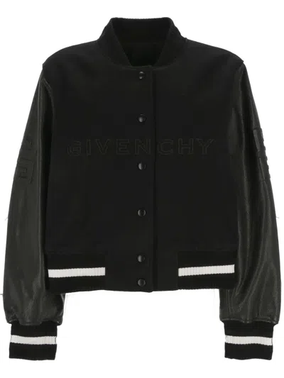 Shop Givenchy Woman Black Jacket Bw00 N0