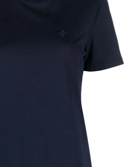 Shop Tory Burch Tory Navy T Shirt And Polo 151125 Woman's Clothing