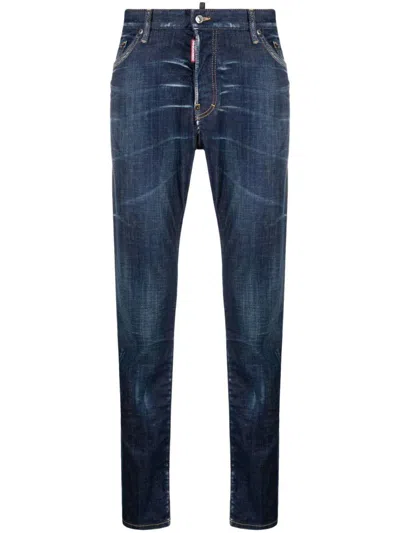 Shop Dsquared2 S74 Lb1315 Man Blue Jeans