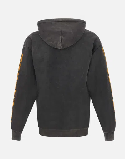 Shop Represent Reborncotton Black Cotton Sweater