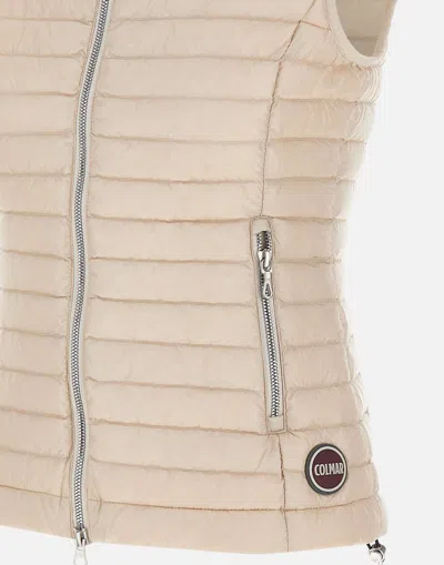 Shop Colmar Originals Punky Beige Down Vest With Zip Closure