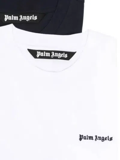 PALM ANGELS PALM ANGELS PMAA093 S24 JER002 MAN MULTI COLOUR T SHIRT AND POLO 