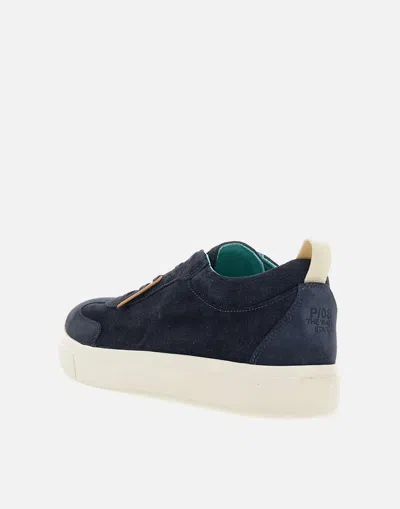Shop Pànchic Panchic P08 Midnight Blue Suede Sneakers