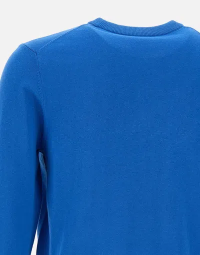 Shop Paul Smith Organic Cotton Blue Sweater