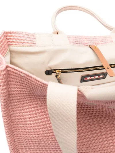 Shop Marni Shmp0078 U0 Pink Bag Woman In 粉色的