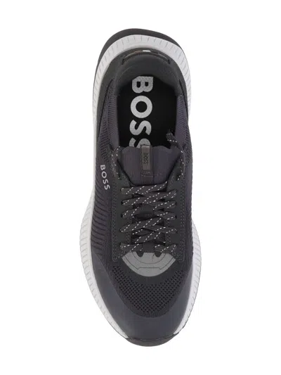 Shop Hugo Boss Boss Man Grey Sneaker 50498904