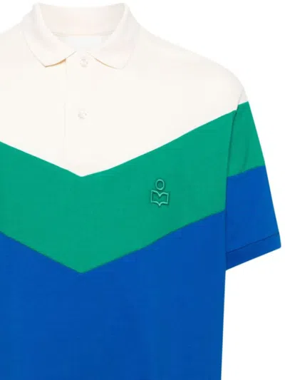 Shop Marant Man Emerald T Shirt And Polo Pl0006 Ha