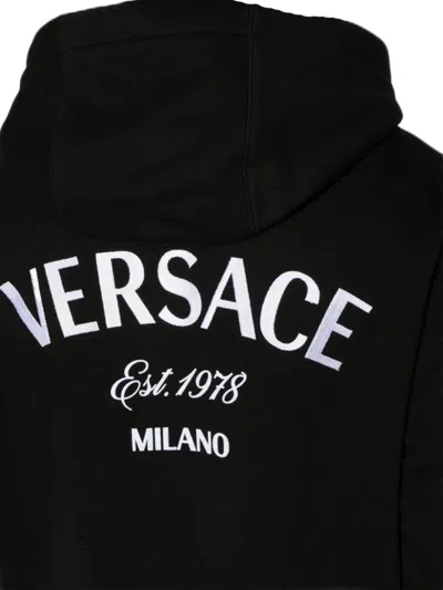 Shop Versace Man Black Sweater  1013979