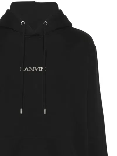 Shop Lanvin Ruho0009 Man's Black Sweater