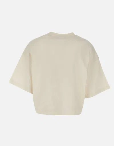 Shop Iceberg Forbidden Fruit Cotton Jersey T Shirt In White