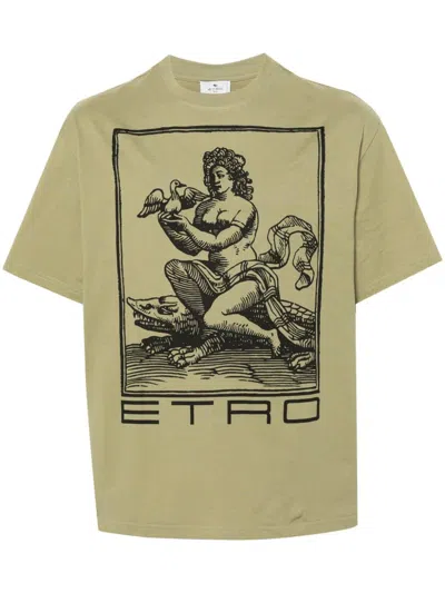 Shop Etro Mrma0006 Men's T Shirt And Polo