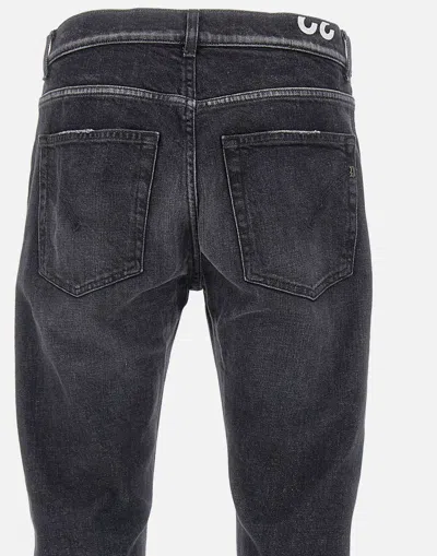 Shop Dondup Dian Washed Black Slim Fit Jeans