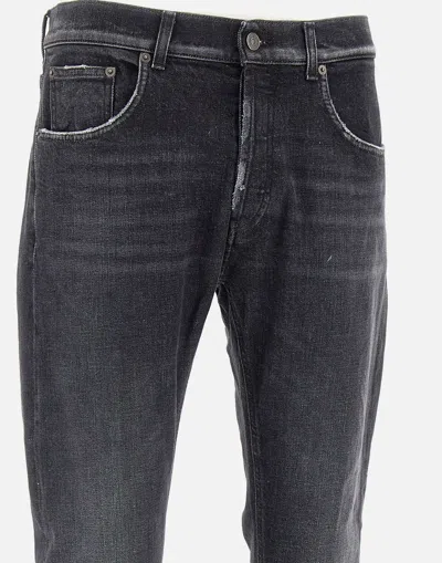 Shop Dondup Dian Washed Black Slim Fit Jeans