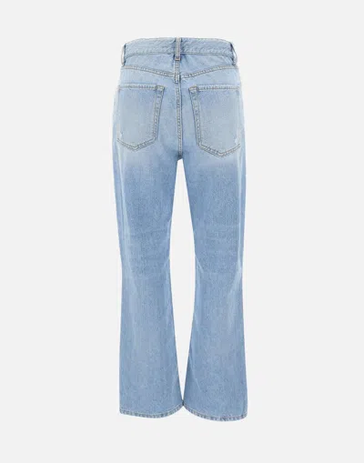 Shop Liu •jo Liu Jo Destroyed Blue Boyfriend Fit Jeans