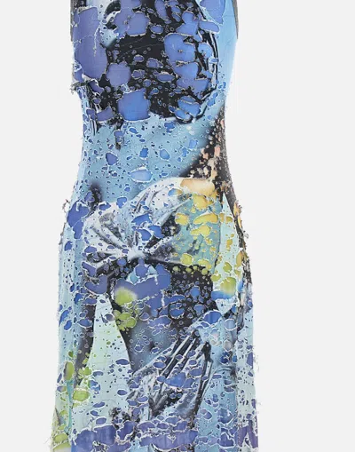 Shop Diesel D Leele Multicolour Cobweb Dress