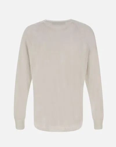Shop Golden Goose Cream Cotton Ludovico Sweater In White