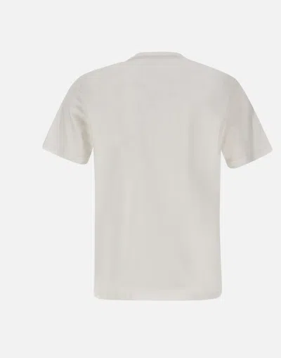 Shop Peuterey Cleats Mer White Cotton T Shirt Crew Neck