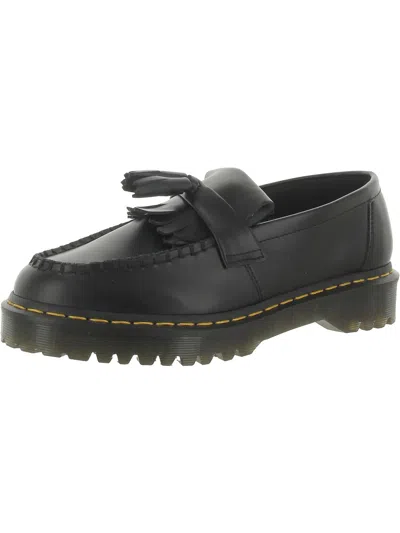Shop Dr. Martens' Adrian Bex Womens Leather Loafers In Black