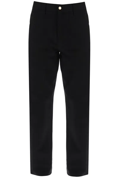 Shop Carhartt Organic Cotton Single Knee Pants In Black