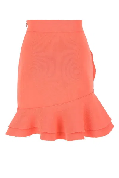 Shop Alexander Mcqueen Skirts In Pink