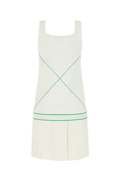 Shop Bottega Veneta Dress In White