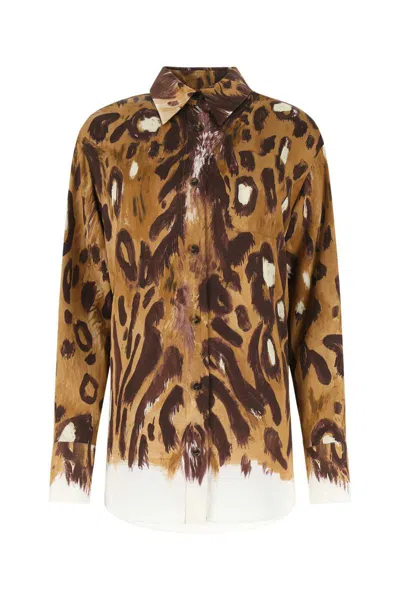 Shop Marni Shirts In Animal Print