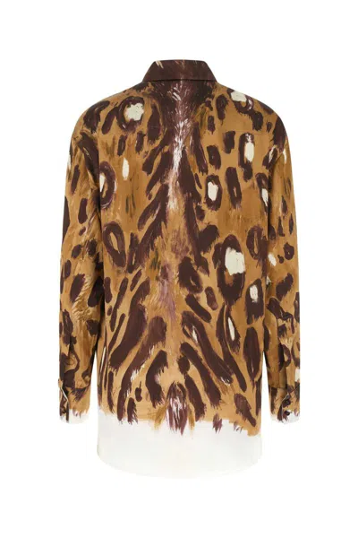 Shop Marni Shirts In Animal Print