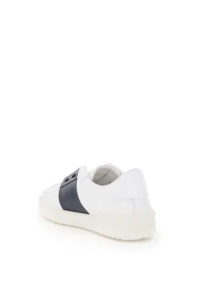Shop Valentino Open Sneakers In Bianco
