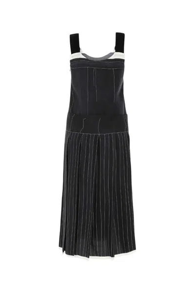 Prada Printed Silk Dress In Printed