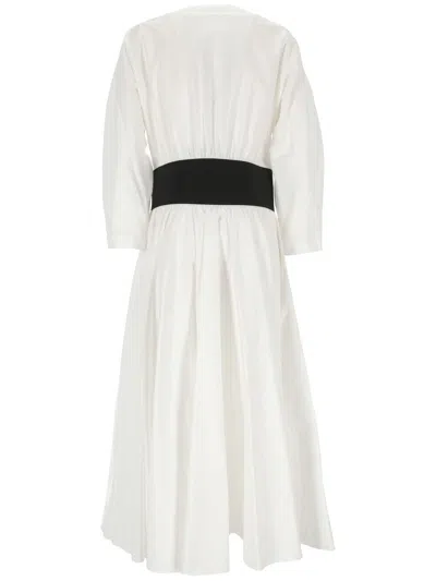 Shop Alaïa Alaia Woman White Dress Alaia Aa9 R12615 T001