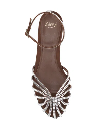 Shop Alevì Alevi Woman Brown Sandals Alevi L20 S50035