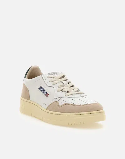 Shop Autry Aulw Ls56 White Leather Sneaker